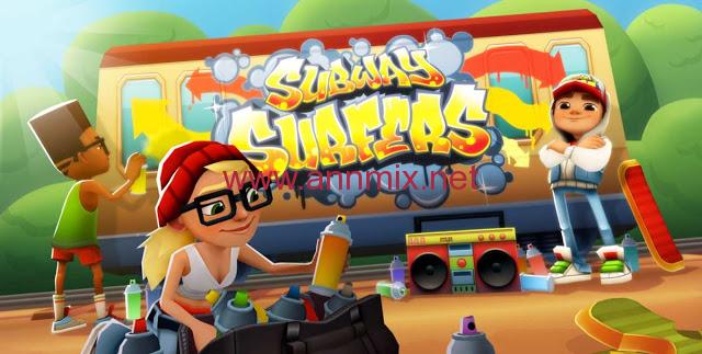 تنزيل وتحميل لعبة صب واي سيرفرس للكمبيوتر وللموبايل 2021 Subway Surf لعبة سابوي مهكرة مجانا ا ن مكس