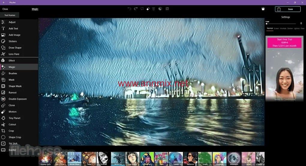 برنامج picsart للكمبيوتر