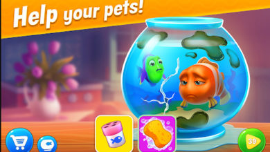 تحميل لعبة fishdom مهكرة للاندرويد اخر اصدار