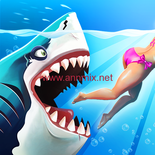 تحميل لعبة هانجري شارك Hungry Shark مهكرة للكمبيوتر والموبايل اخر اصدار 2024 من ميديا فاير