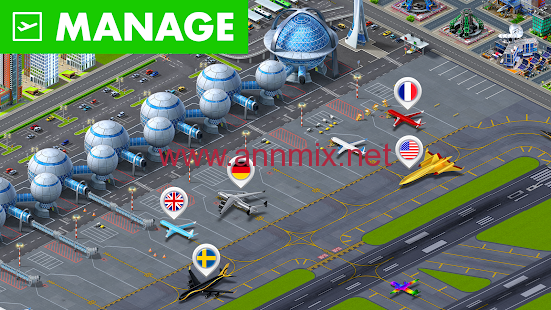 تحميل لعبة Airport City مهكرة للاندرويد والايفون اخر اصدار 2024 من ميديا فاير