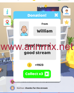 لعبة idle streamer مهكرة