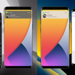 برنامج شريط لوحة اشعارات ايفون Notification iOS