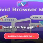 تطبيق Vivid Browser Mini