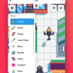 تطبيق بكسل ارت Pixilart