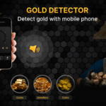 تطبيق كشف الذهب بالهاتف gold detector