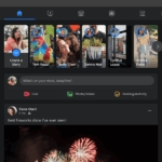 تنزيل فيس بوك لايت الاسود Facebook Dark