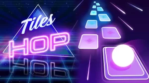 تحميل لعبة قفز البلاطات Tiles Hop: EDM Rush مهكرة للاندرويد APK اخر اصدار 2026 مجانا
