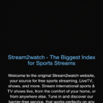 Stream2watch