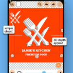 تطبيق logo maker plus