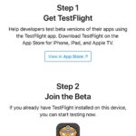 تطبيق TestFlight