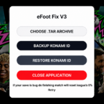 تحميل تطبيق Efoot Fix V3 0.3