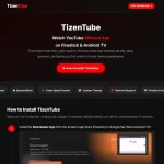 TizenTube APK للهاتف