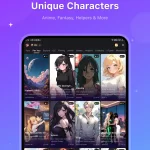 تطبيق HiWaifu AI