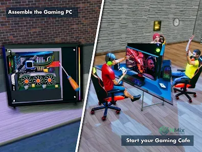 تحميل لعبة Internet Gamer Cafe Simulator مهكرة للاندرويد