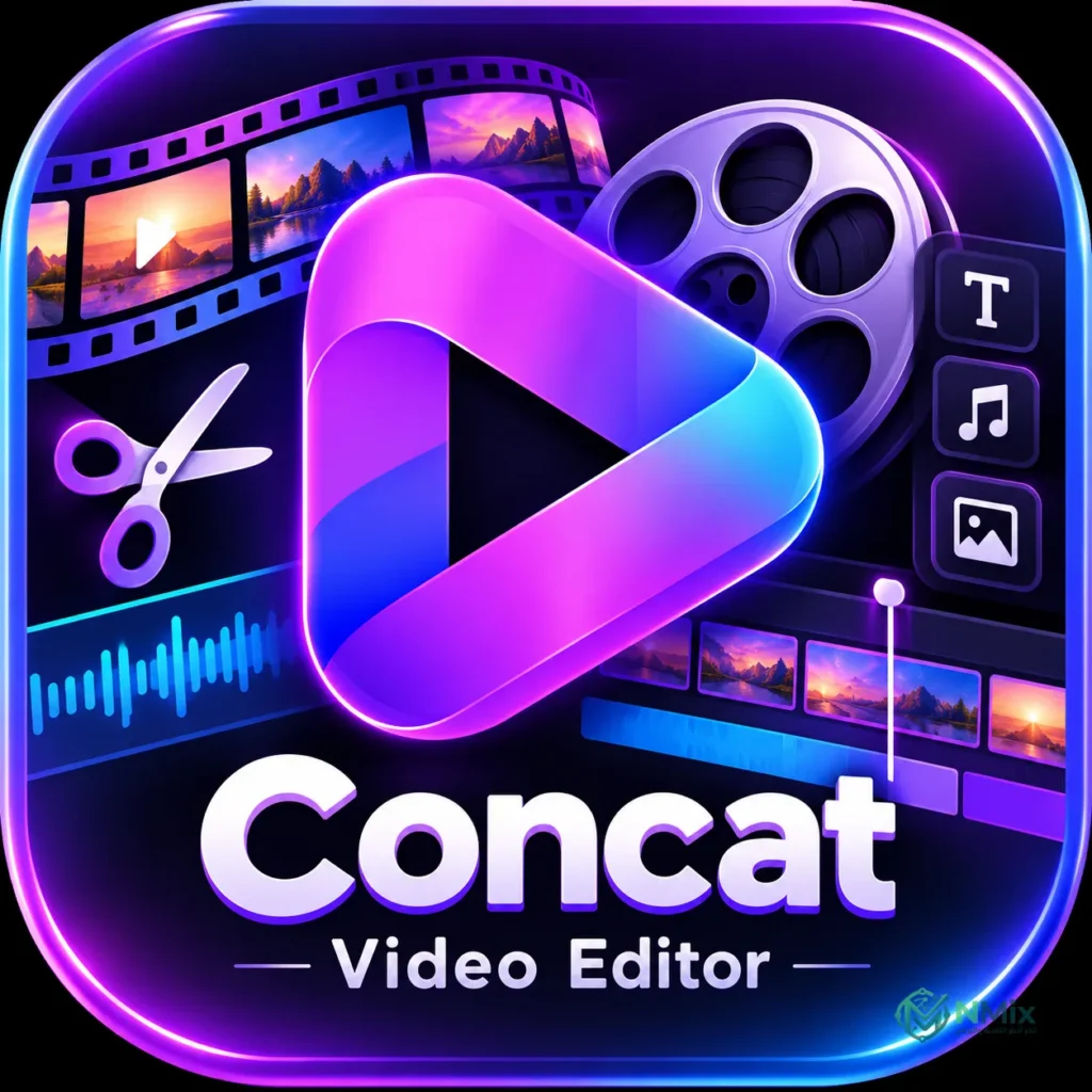 تحميل تطبيق Concat Video Editor للاندرويد APK آخر إصدار 2027 مجاناً